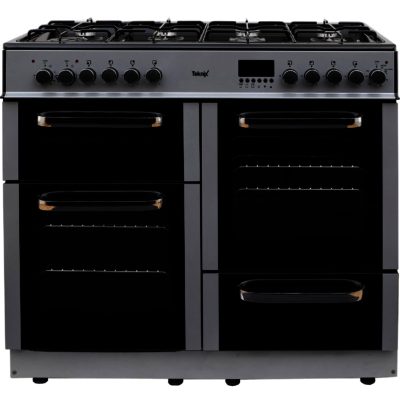 Teknix TKRC100S 100cm Dual Fuel Range Cooker in Silver